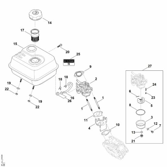 Picture of G - Sistema di alimentazione carburante EHC 600.0 (EHC600-0004)